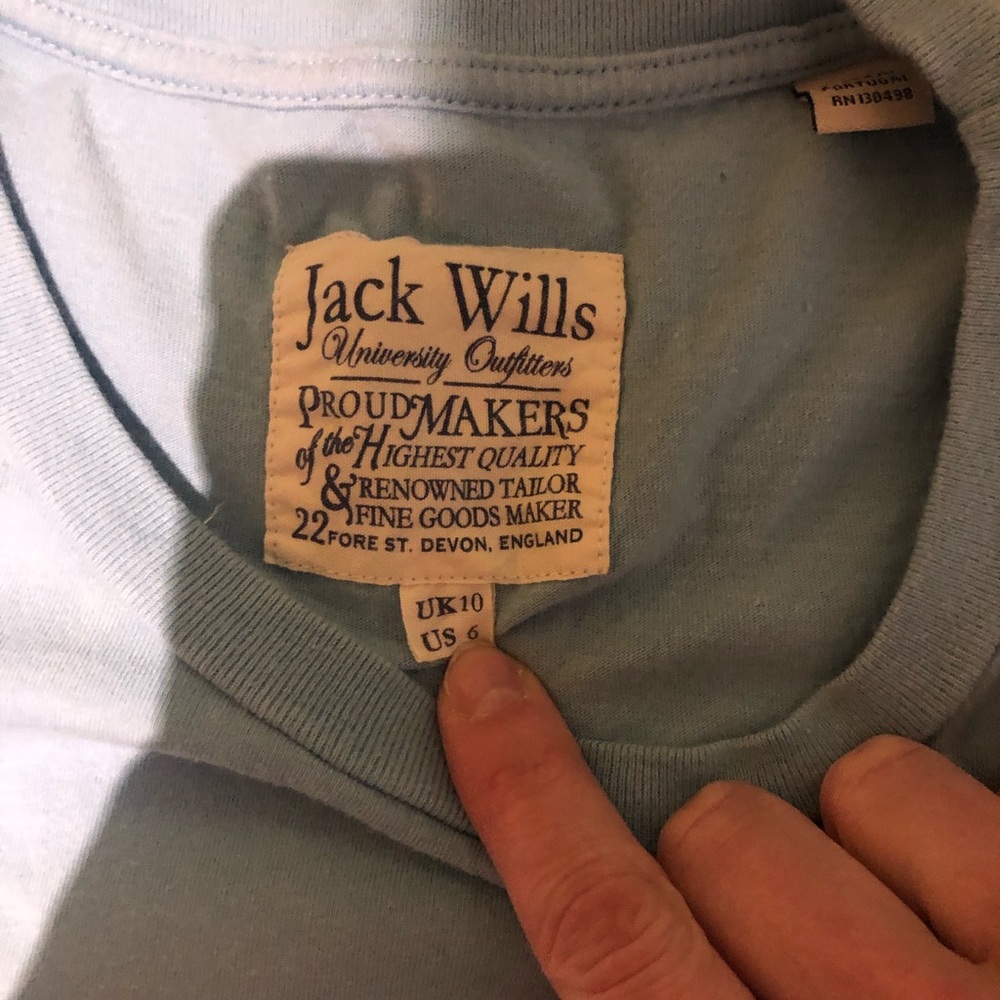 Jack Will tee shirt